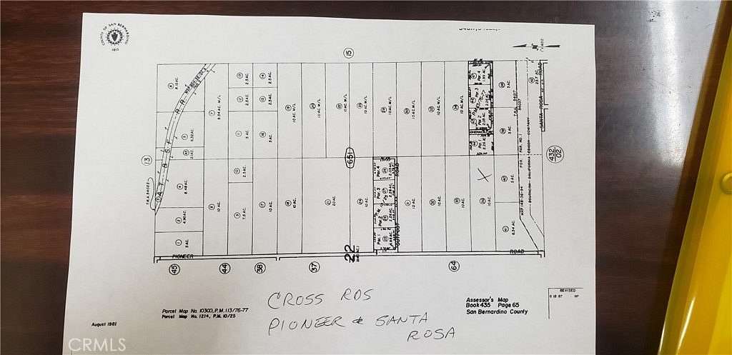 10 Acres of Residential Land for Sale in Apple Valley, California