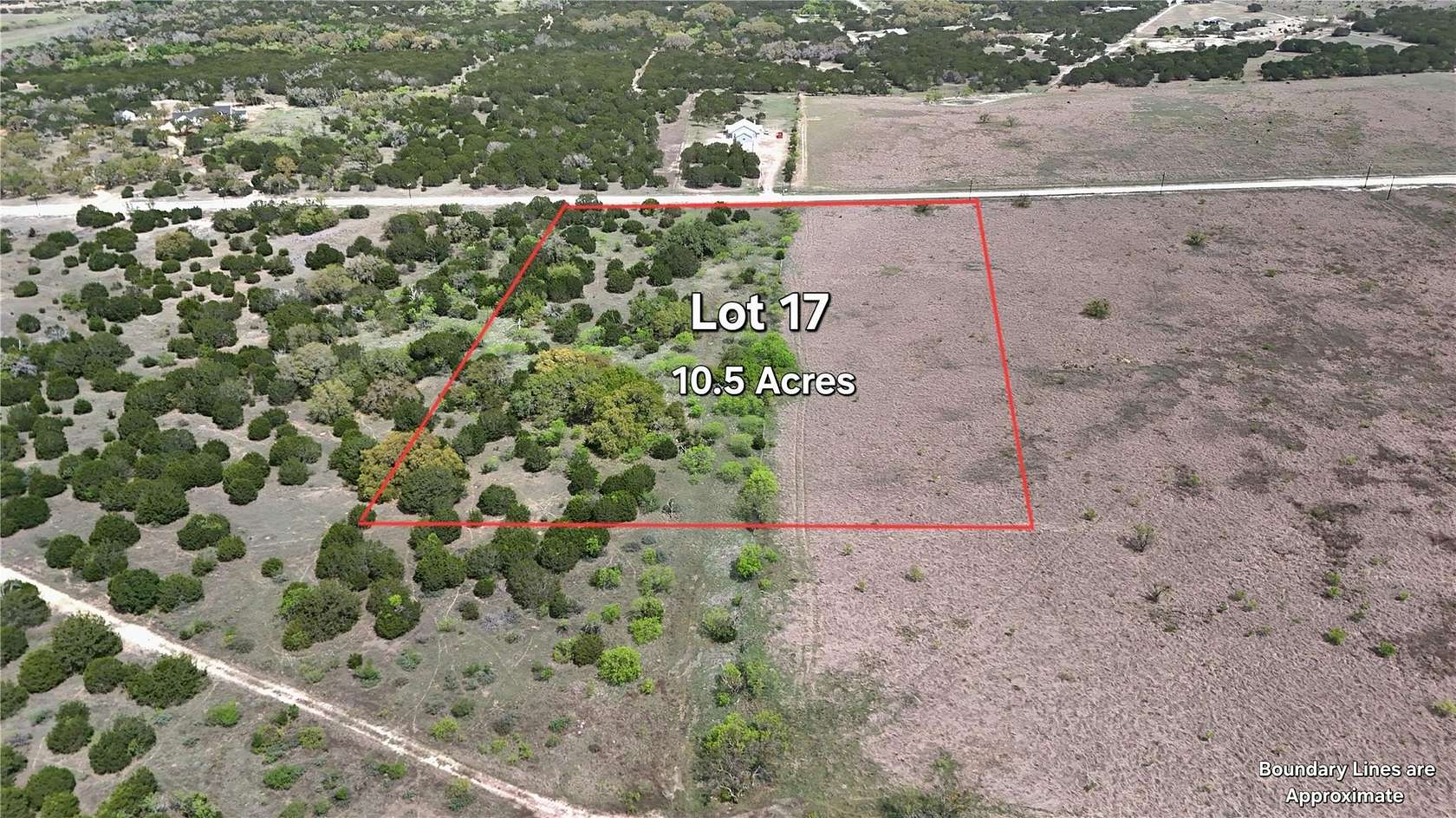 10.5 Acres of Agricultural Land for Sale in Goldthwaite, Texas