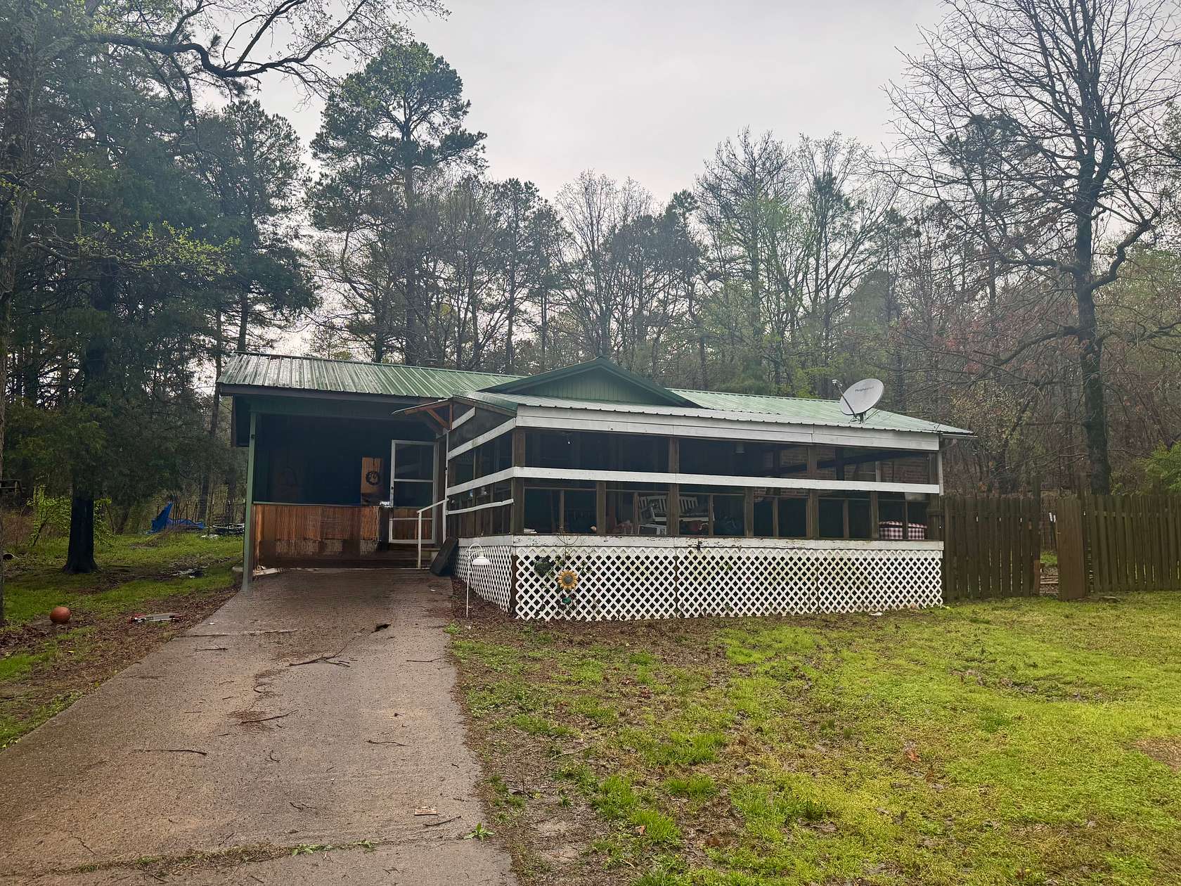 9.6 Acres of Residential Land with Home for Sale in Waldron, Arkansas