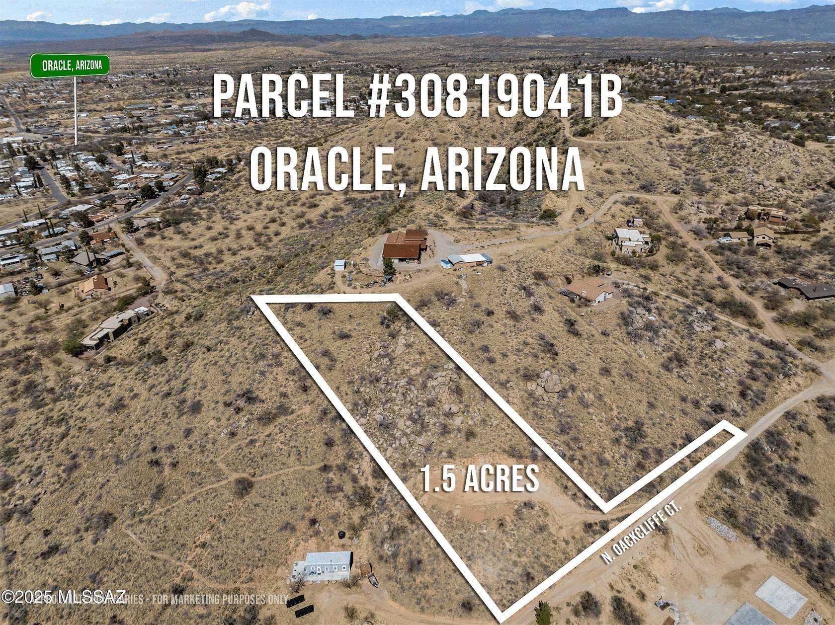 1.5 Acres of Residential Land for Sale in Oracle, Arizona
