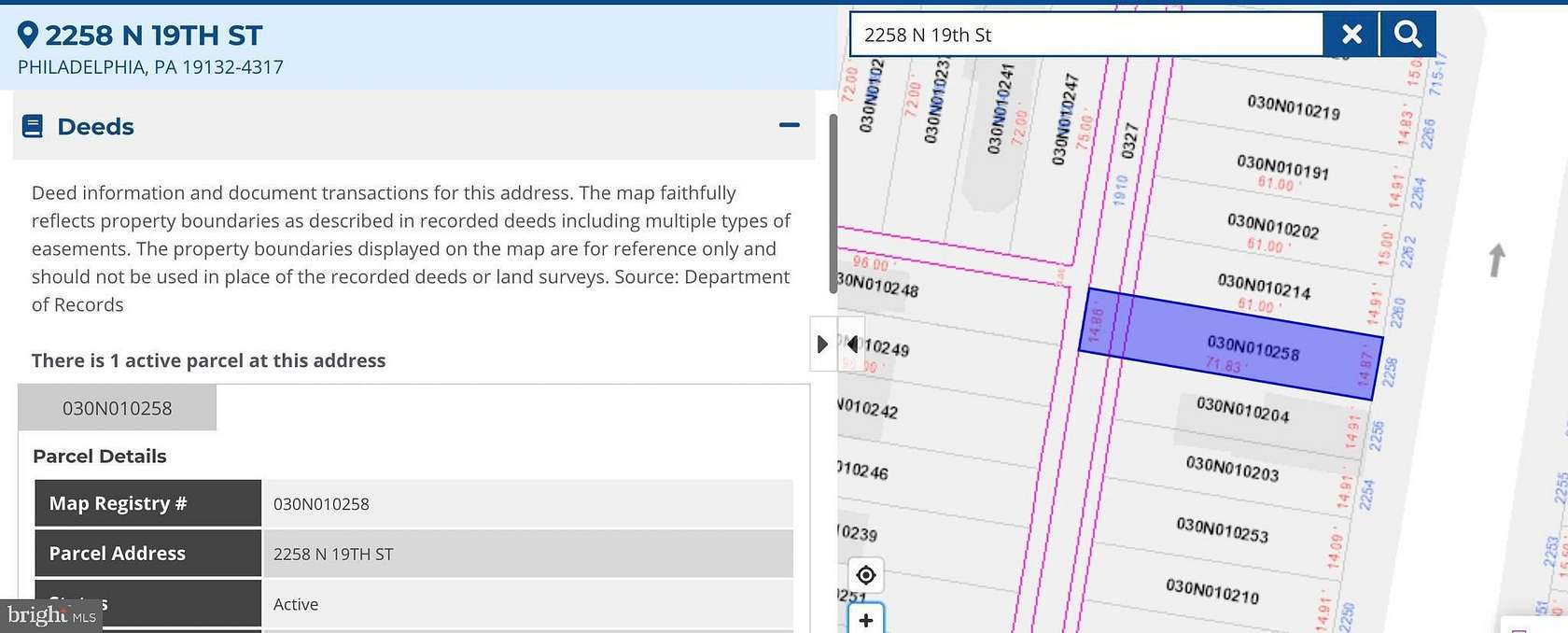 0.02 Acres of Residential Land for Sale in Philadelphia, Pennsylvania