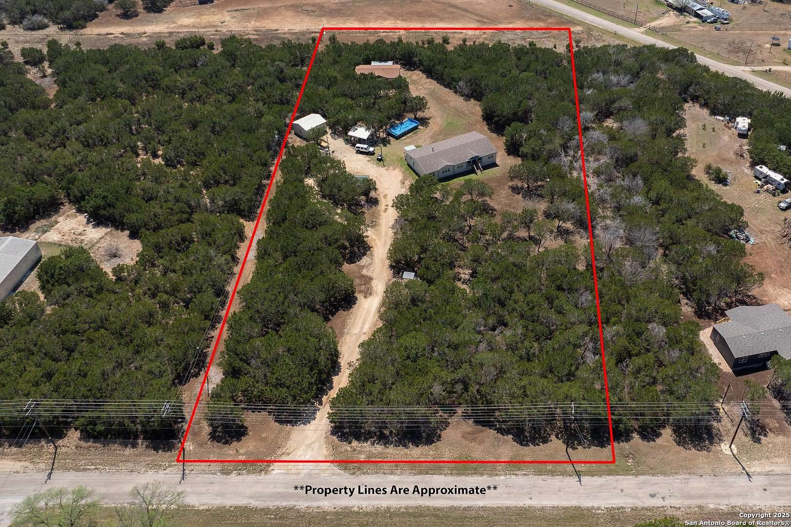 5 Acres of Residential Land with Home for Sale in Bandera, Texas