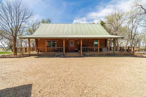 11.6 Acres of Land with Home for Sale in Cleo Springs, Oklahoma