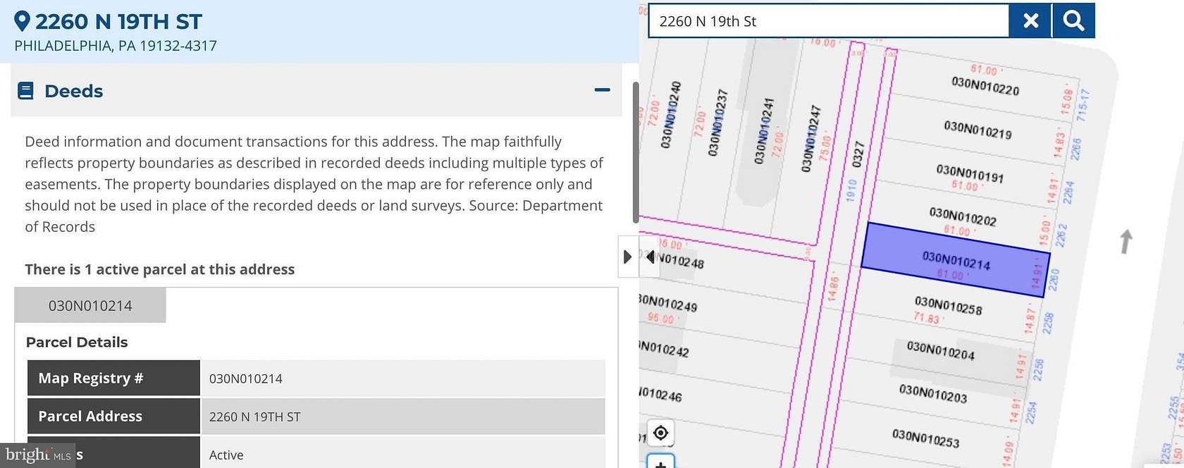 0.02 Acres of Residential Land for Sale in Philadelphia, Pennsylvania