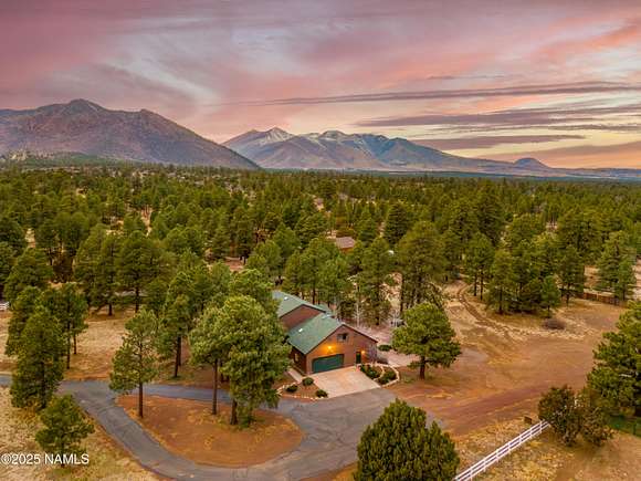 6.46 Acres of Land with Home for Sale in Flagstaff, Arizona