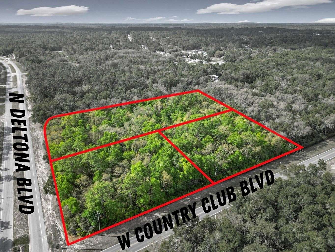 5.25 Acres of Recreational Land for Sale in Citrus Springs, Florida