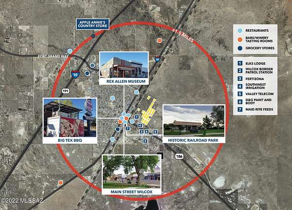 18 Acres of Mixed-Use Land for Sale in Willcox, Arizona