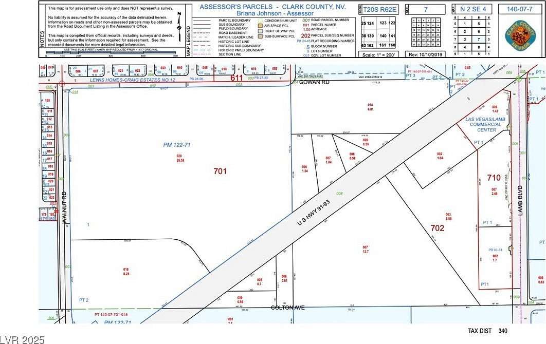 7.73 Acres of Commercial Land for Sale in Las Vegas, Nevada