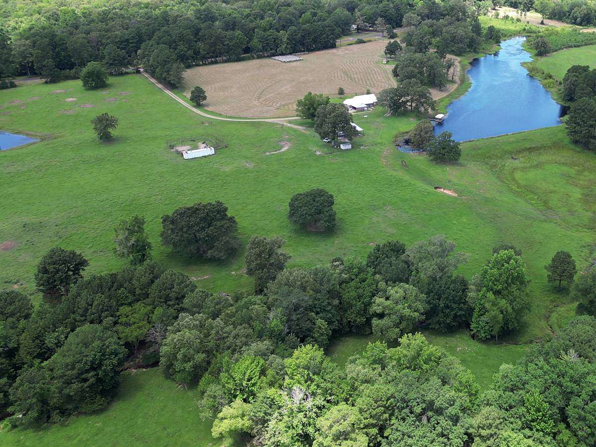 153 Acres of Land with Home for Sale in Annona, Texas