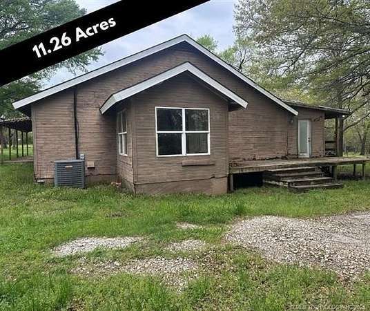 11.3 Acres of Land with Home for Sale in Bokchito, Oklahoma
