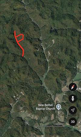 9.66 Acres of Land for Sale in Barbourville, Kentucky