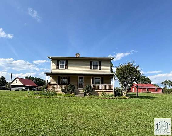 25 Acres of Land with Home for Sale in Bassett, Virginia