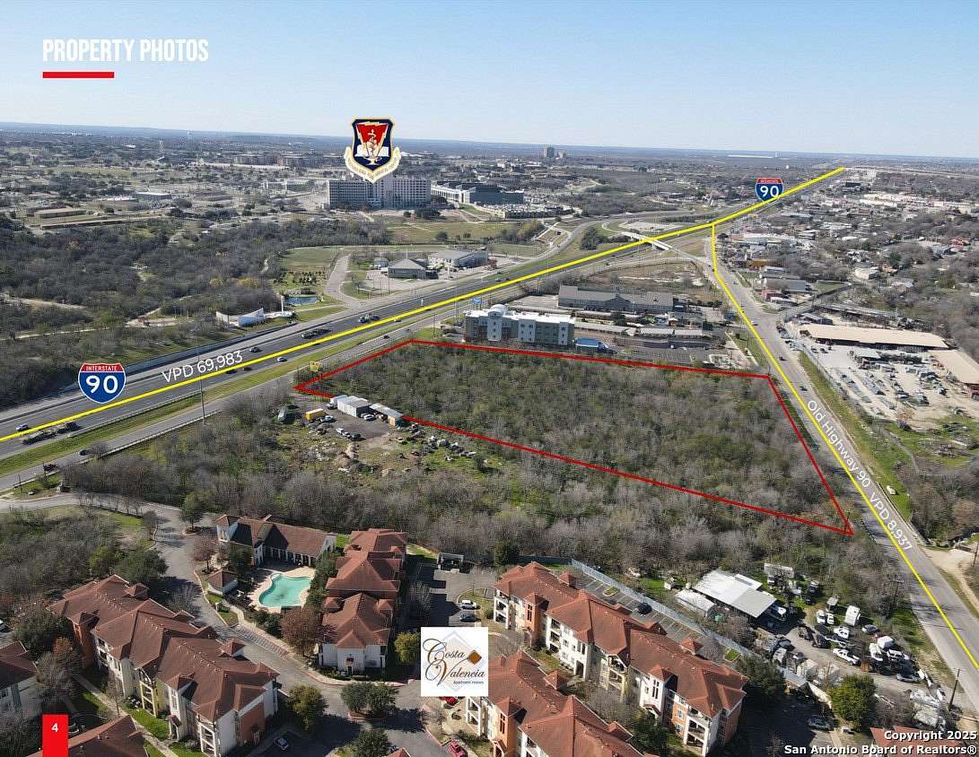 8.84 Acres of Commercial Land for Sale in San Antonio, Texas