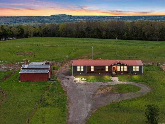 10.6 Acres of Land with Home for Sale in Mount Vernon, Arkansas