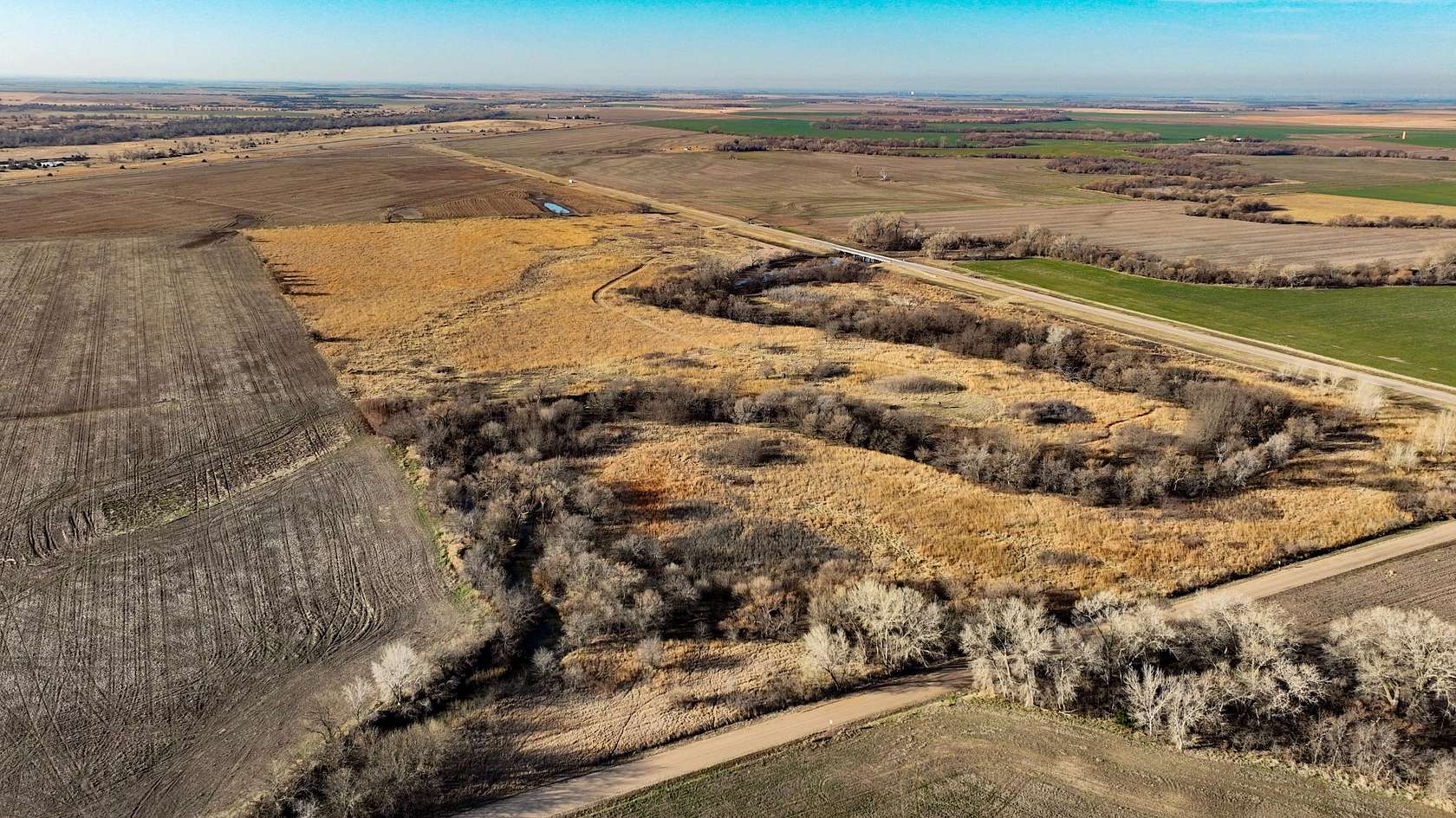 74 Acres of Recreational Land & Farm for Sale in Garfield, Kansas