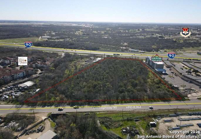 8.84 Acres of Commercial Land for Sale in San Antonio, Texas