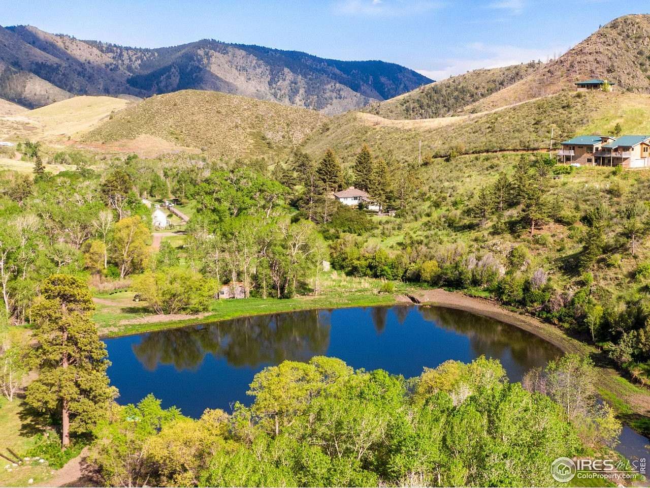 50.5 Acres of Land with Home for Sale in Bellvue, Colorado