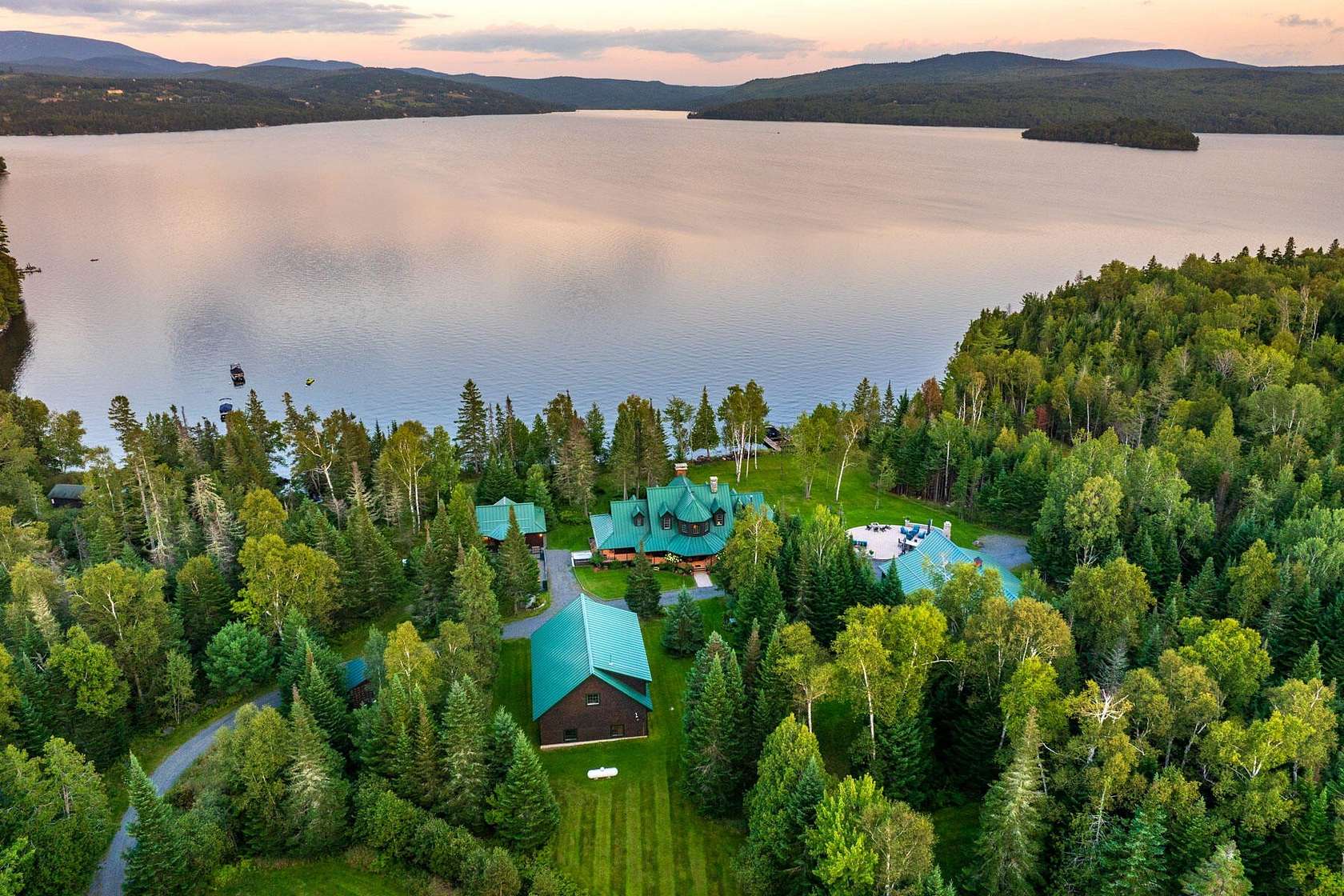 26.1 Acres of Recreational Land with Home for Sale in Rangeley, Maine