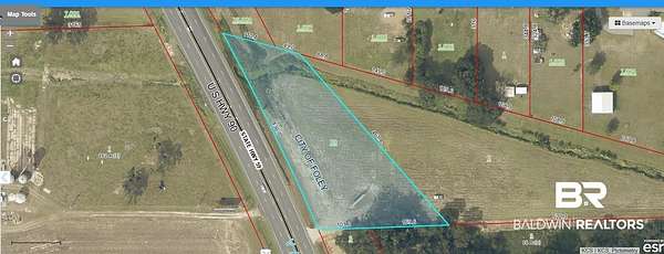 2 Acres of Commercial Land for Sale in Robertsdale, Alabama