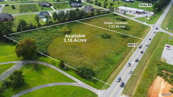 3.16 Acres of Commercial Land for Sale in Toney, Alabama