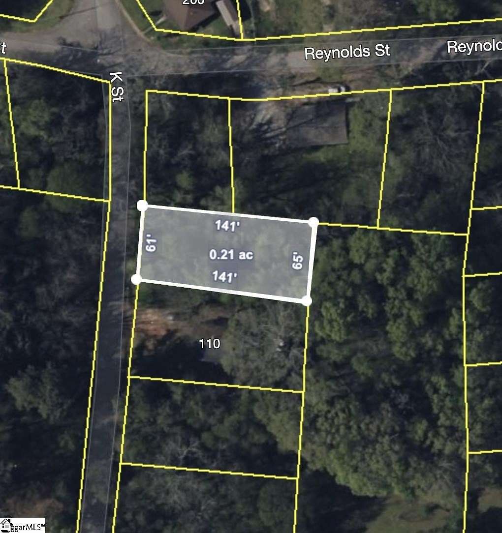 0.21 Acres of Residential Land for Sale in Anderson, South Carolina
