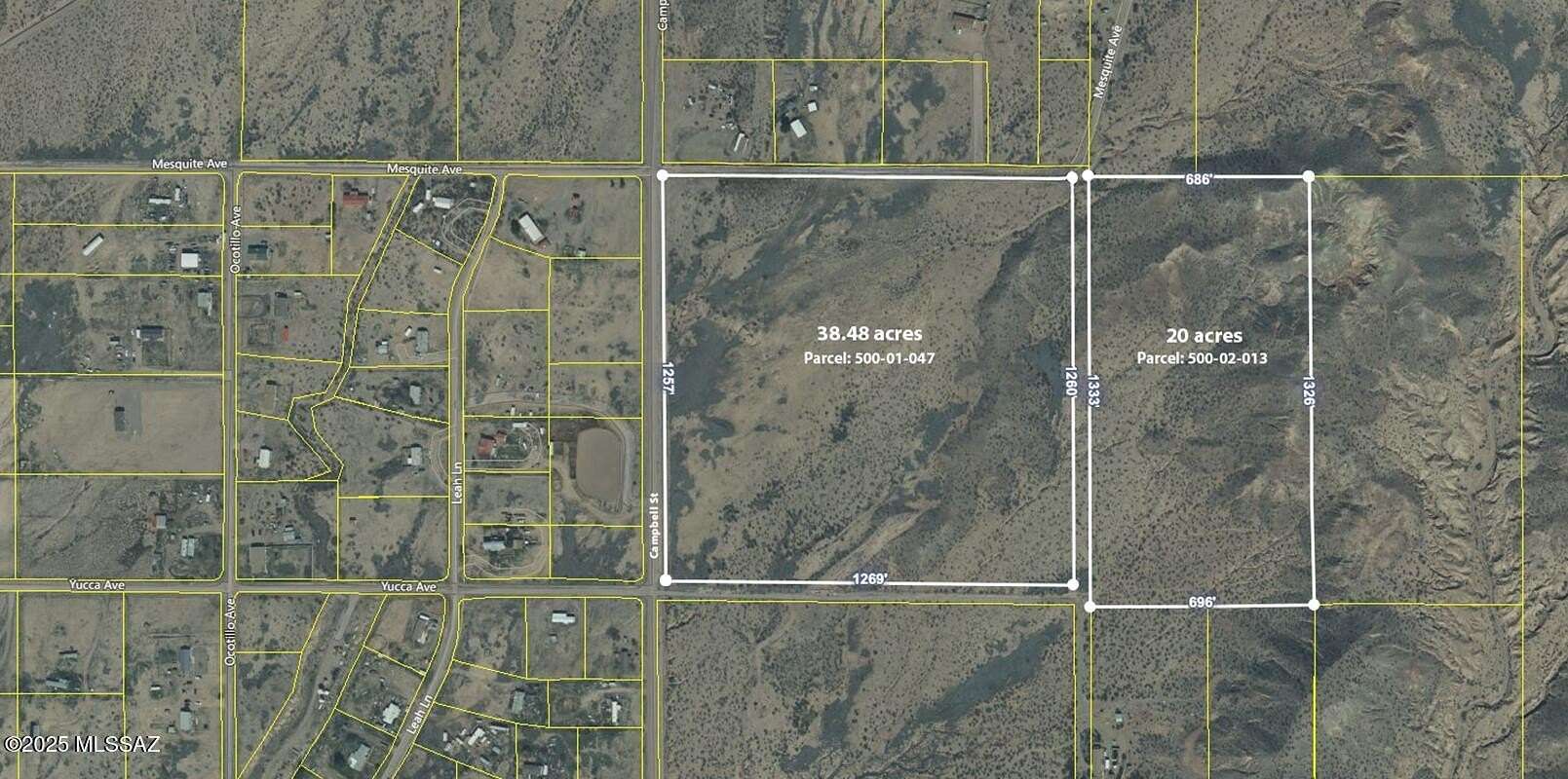 38.5 Acres of Land for Sale in Duncan, Arizona