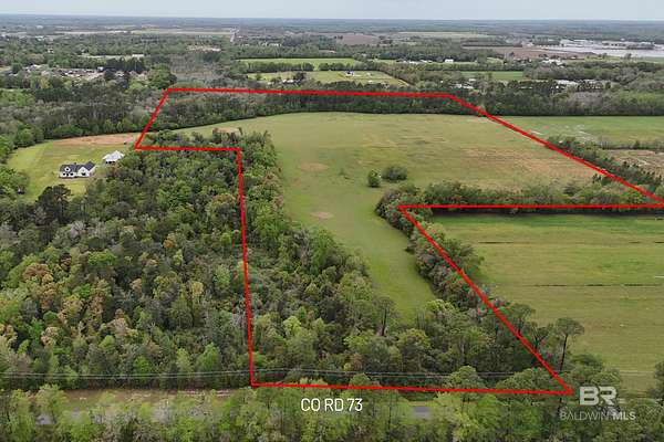 52 Acres of Recreational Land & Farm for Sale in Summerdale, Alabama