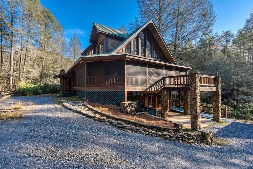 26.4 Acres of Recreational Land with Home for Sale in Ellijay, Georgia