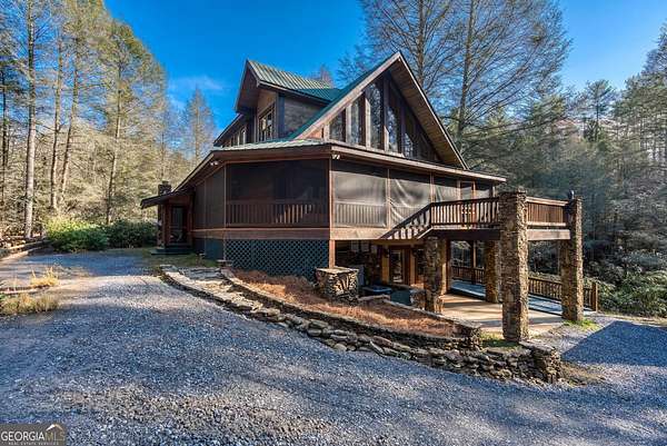 26.4 Acres of Land with Home for Sale in Ellijay, Georgia