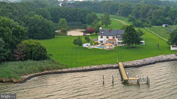 15.3 Acres of Land with Home for Sale in Stevensville, Maryland