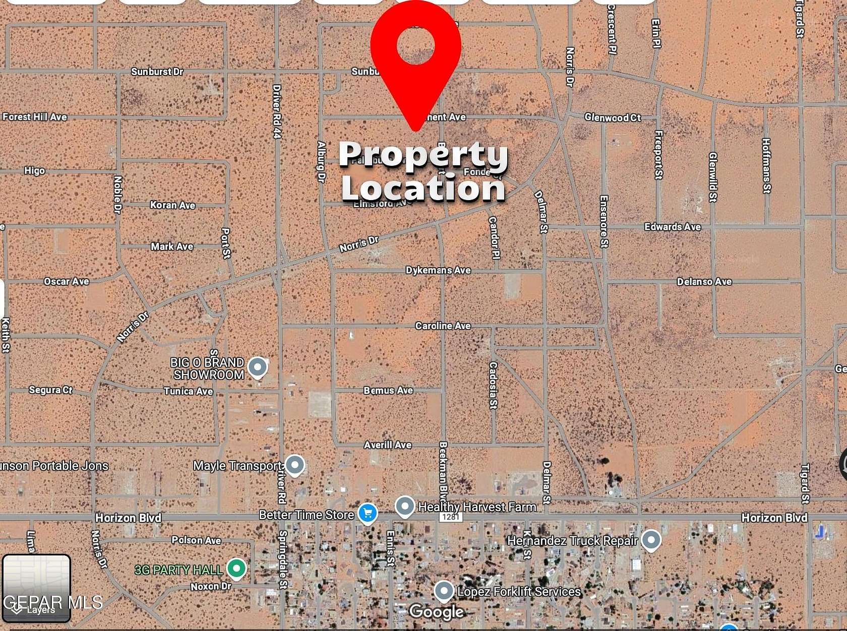 0.5 Acres of Land for Sale in Horizon City, Texas