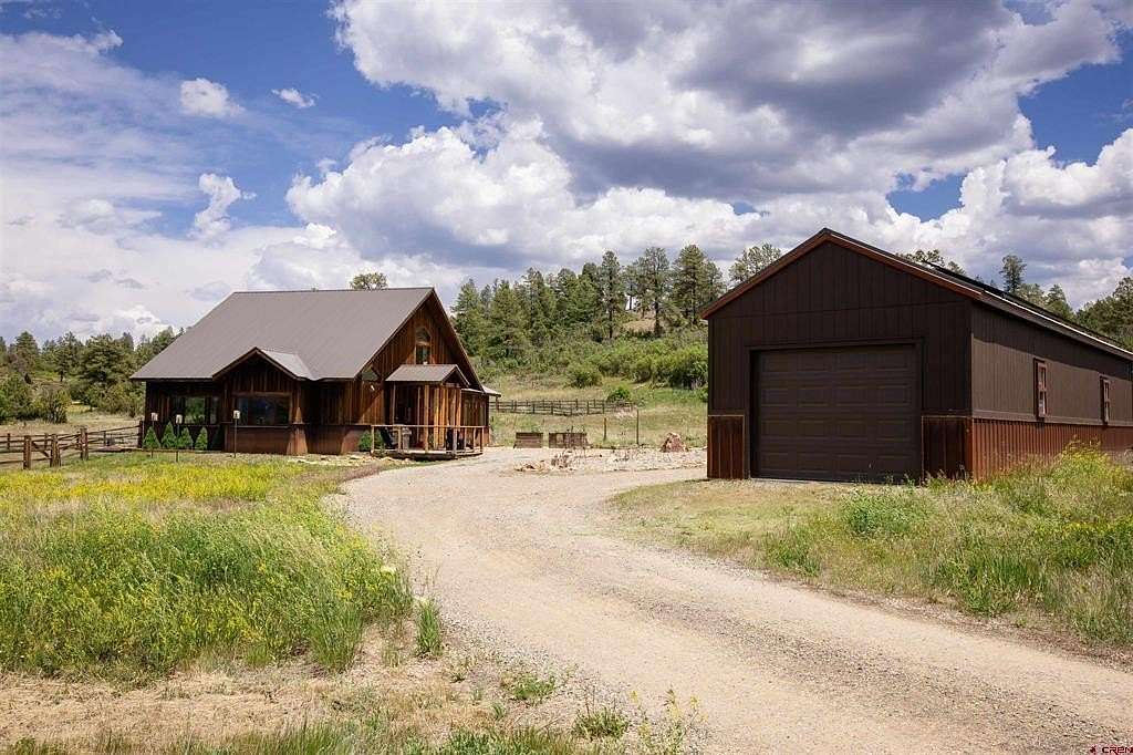 5.12 Acres of Residential Land with Home for Sale in Pagosa Springs, Colorado