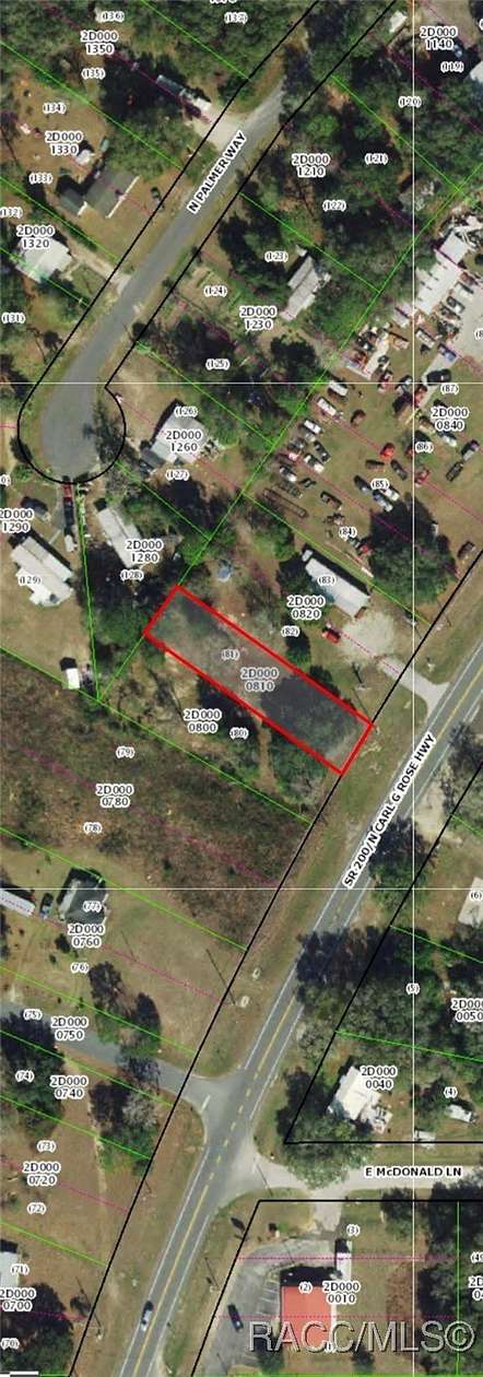 0.54 Acres of Mixed-Use Land for Sale in Hernando, Florida