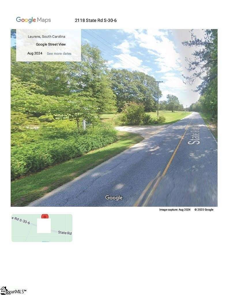 616 Acres of Recreational Land for Sale in Laurens, South Carolina