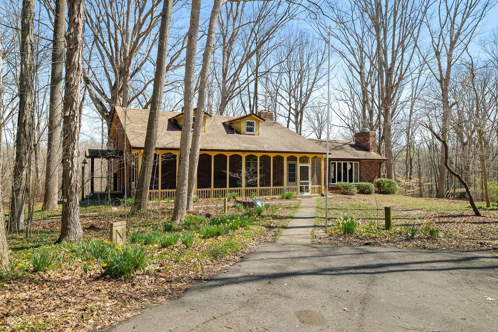 29.8 Acres of Land with Home for Sale in Trafalgar, Indiana