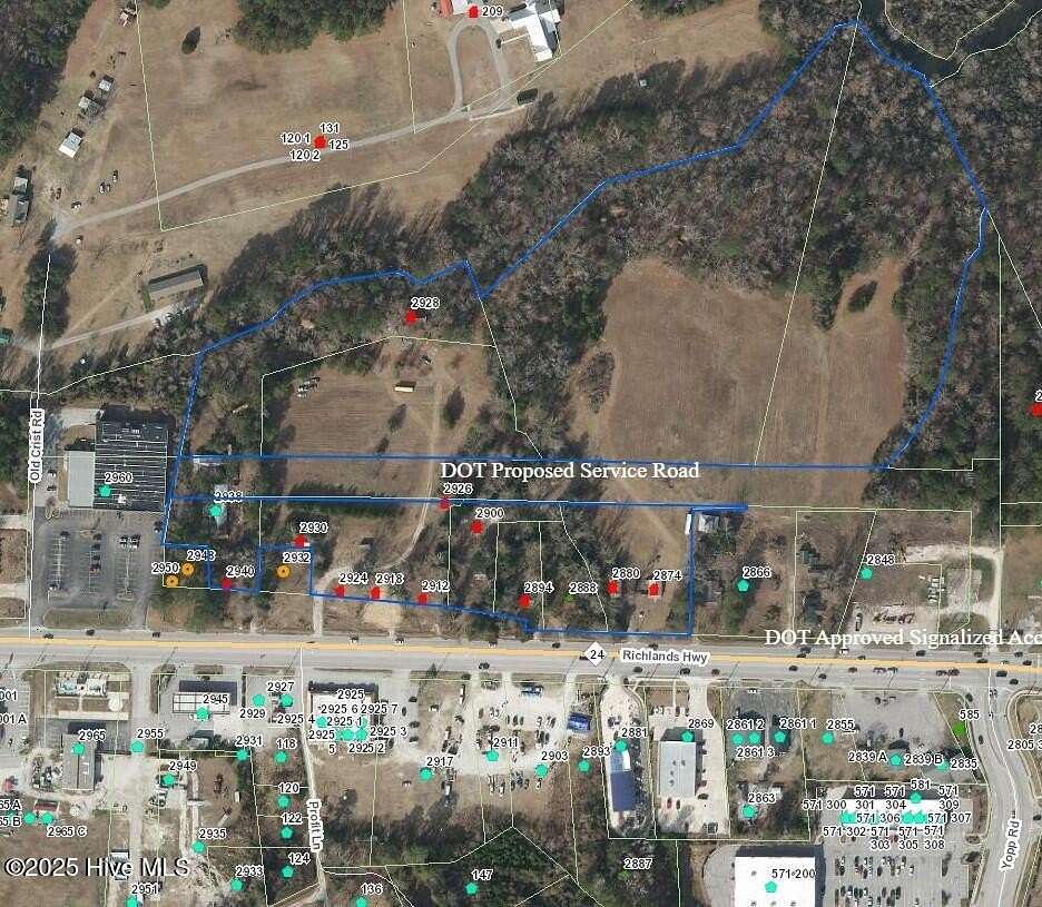 17.5 Acres of Mixed-Use Land for Sale in Jacksonville, North Carolina