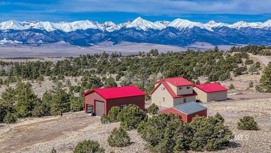 5.1 Acres of Residential Land with Home for Sale in Westcliffe, Colorado