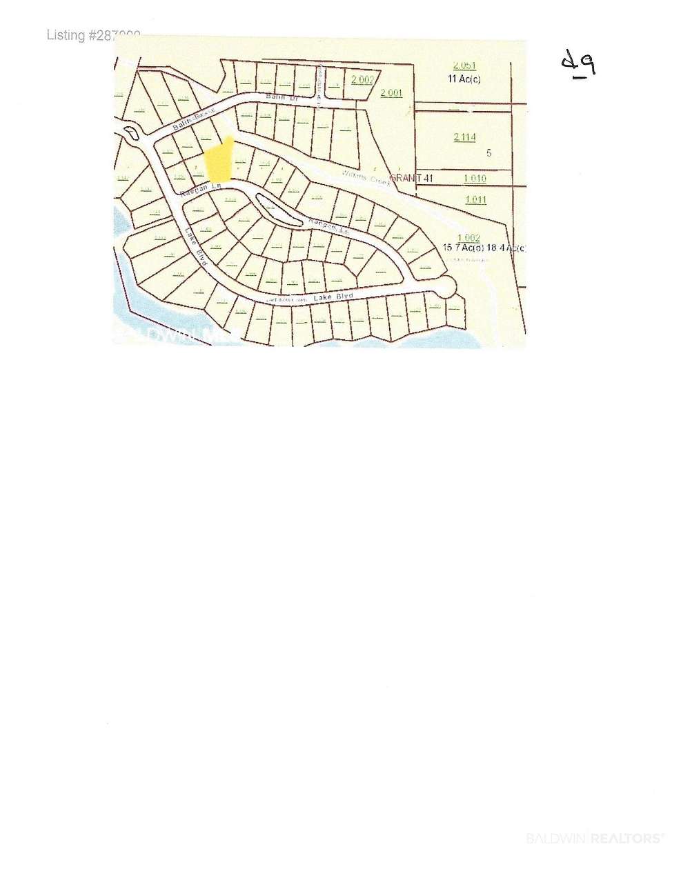 0.44 Acres of Residential Land for Sale in Spanish Fort, Alabama