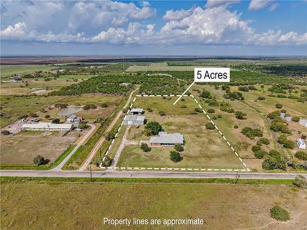 4.5 Acres of Residential Land with Home for Sale in Aransas Pass, Texas