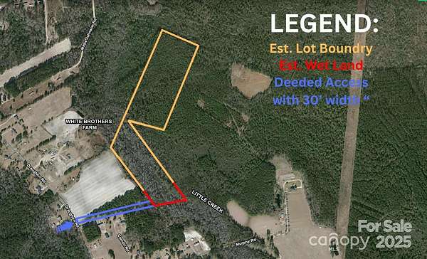 40 Acres of Land for Sale in Fayetteville, North Carolina