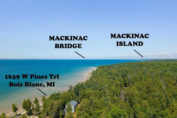 17.2 Acres of Land with Home for Sale in Pointe Aux Pins, Michigan