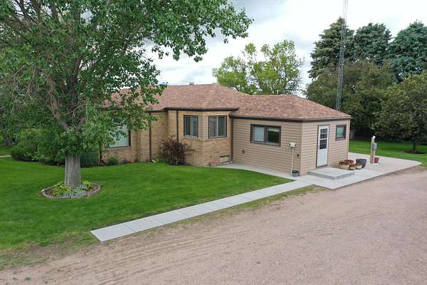 9.56 Acres of Residential Land with Home for Sale in Harrisburg, Nebraska