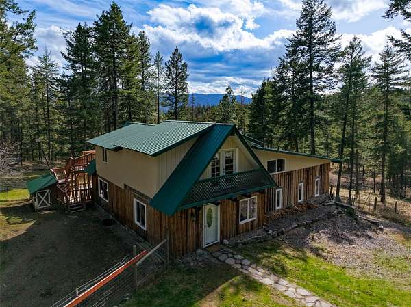 10.2 Acres of Recreational Land with Home for Sale in Frenchtown, Montana