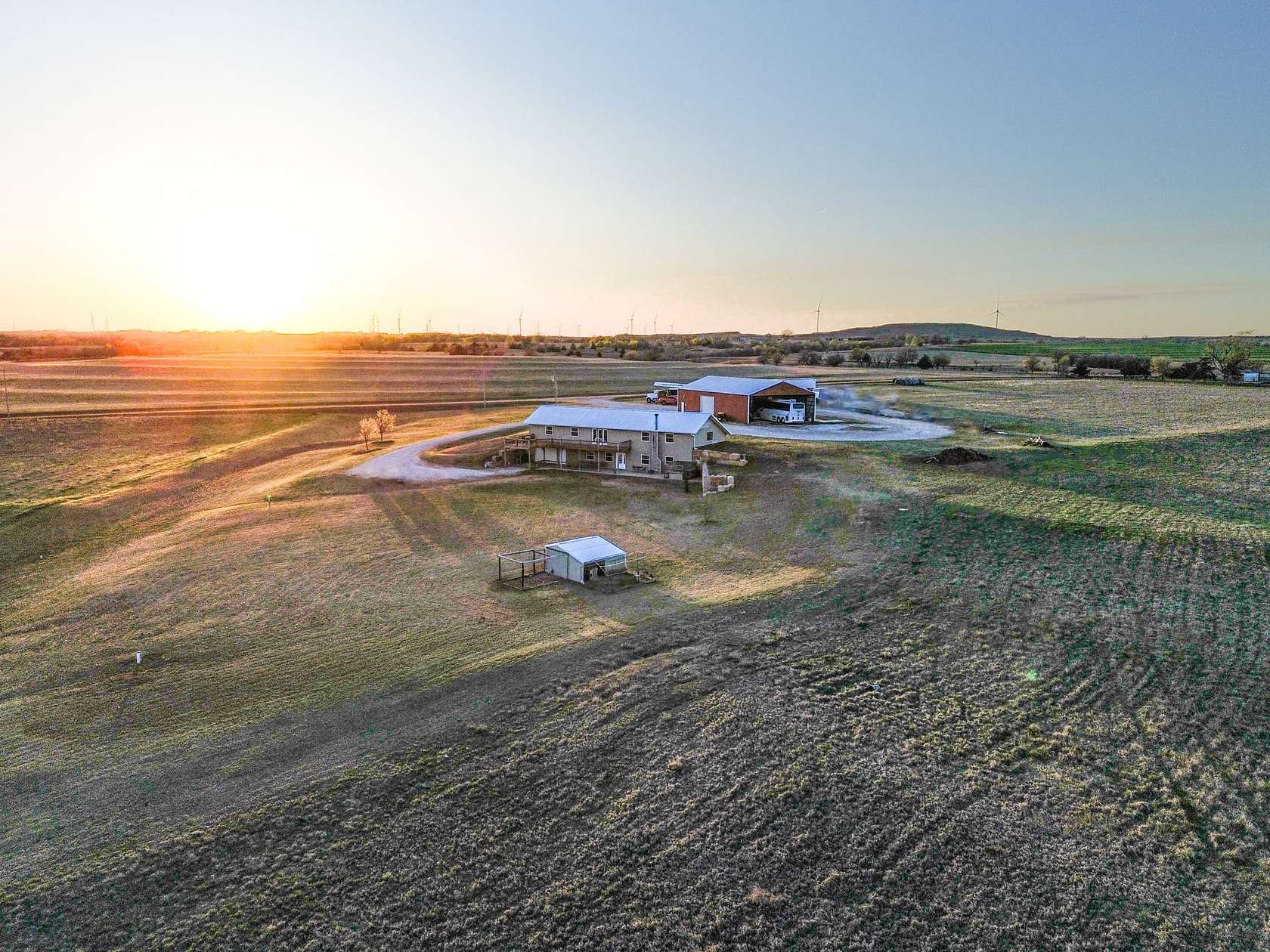 158 Acres of Land with Home for Sale in Harper, Kansas