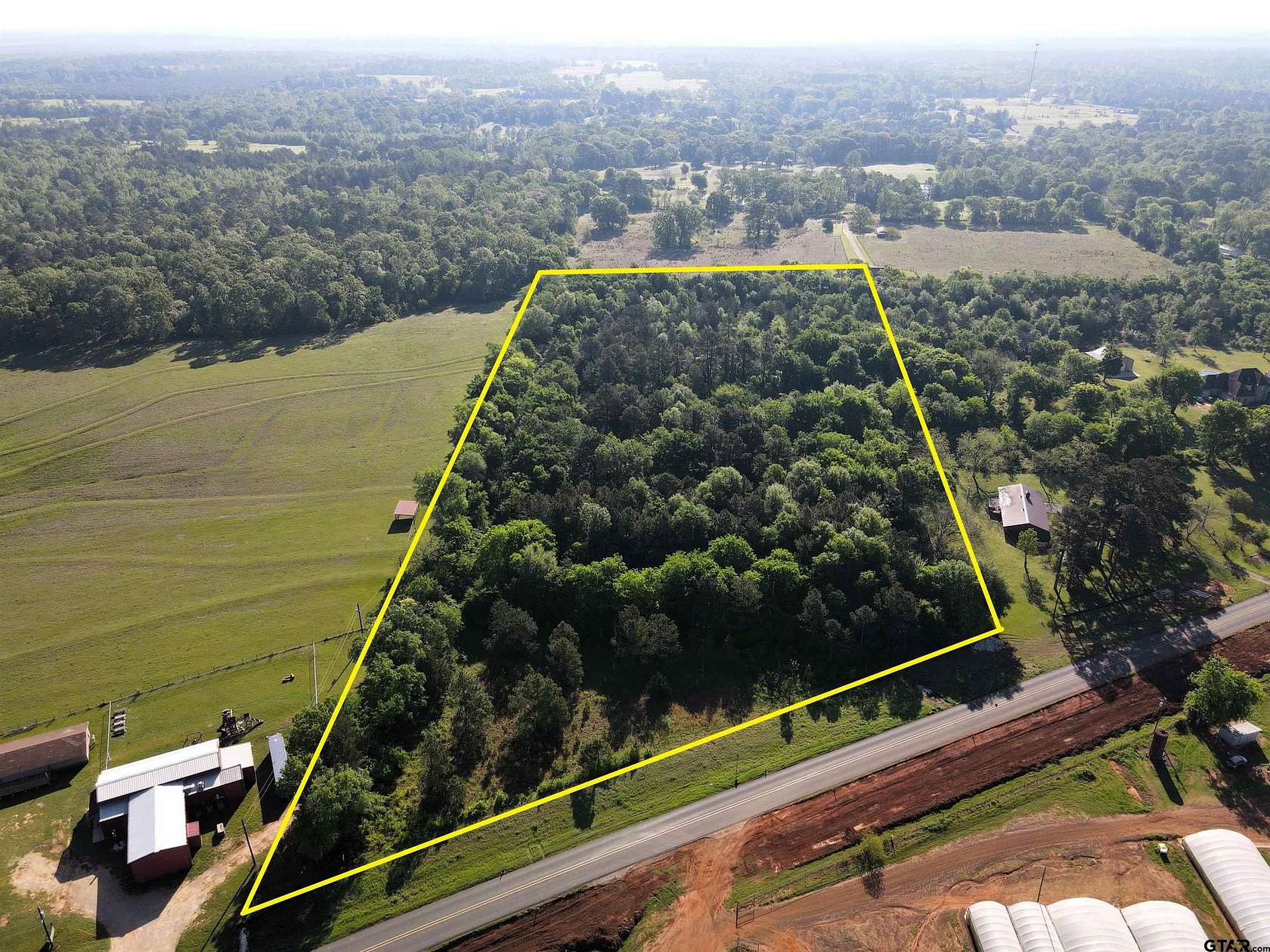 9.29 Acres of Residential Land for Sale in Reklaw, Texas