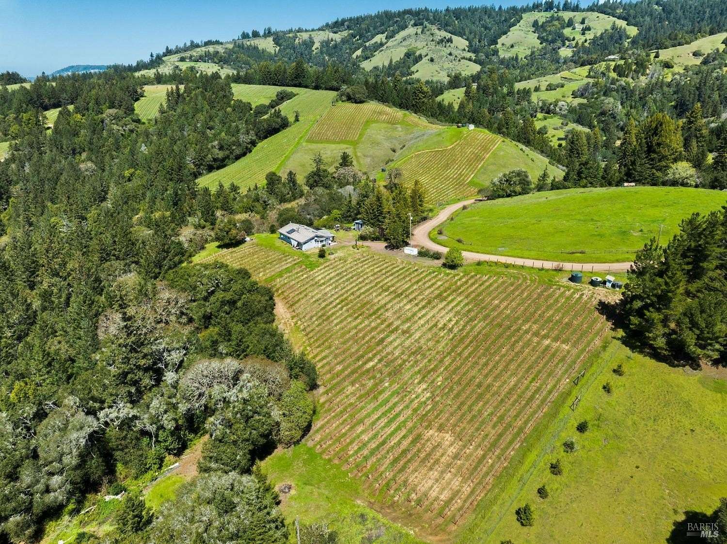 20 Acres of Agricultural Land with Home for Sale in Philo, California