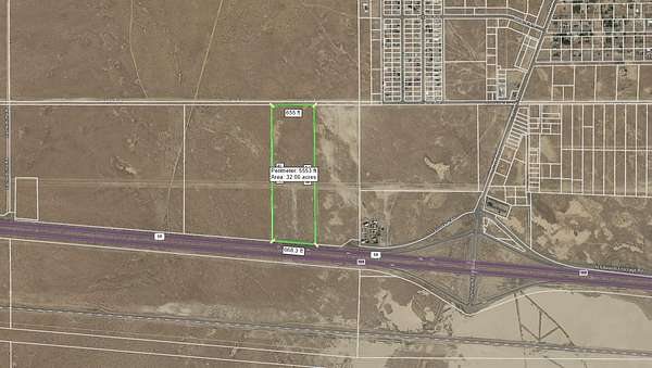 32.6 Acres of Agricultural Land for Sale in North Edwards, California