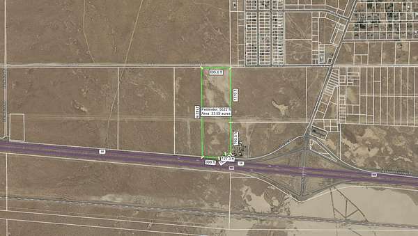 33 Acres of Agricultural Land for Sale in North Edwards, California