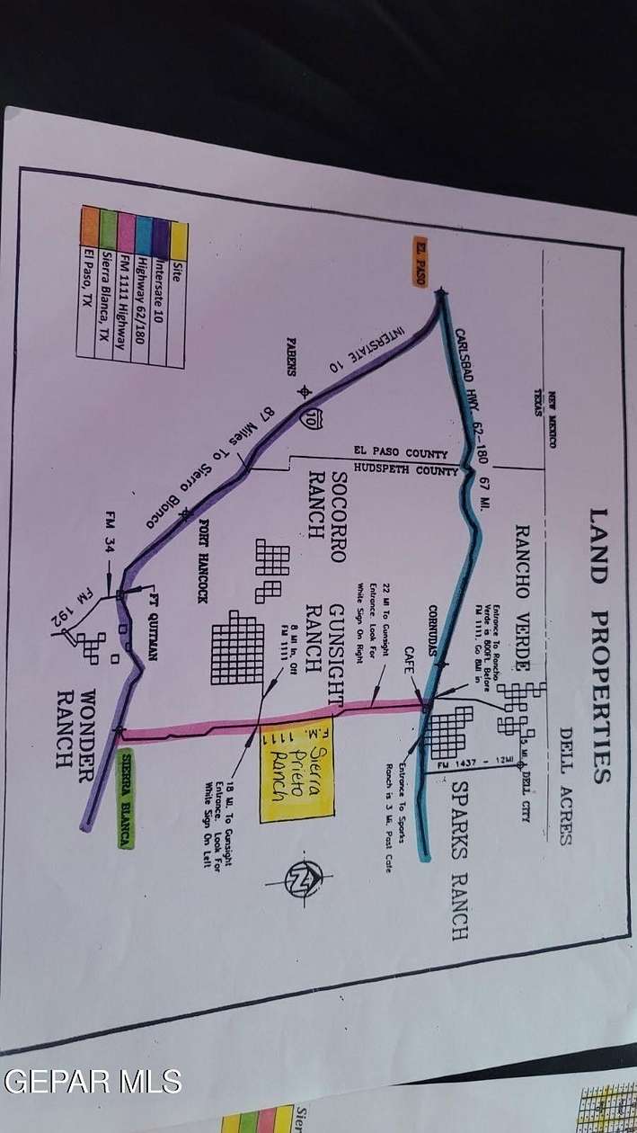 20 Acres of Land for Sale in Sierra Blanca, Texas