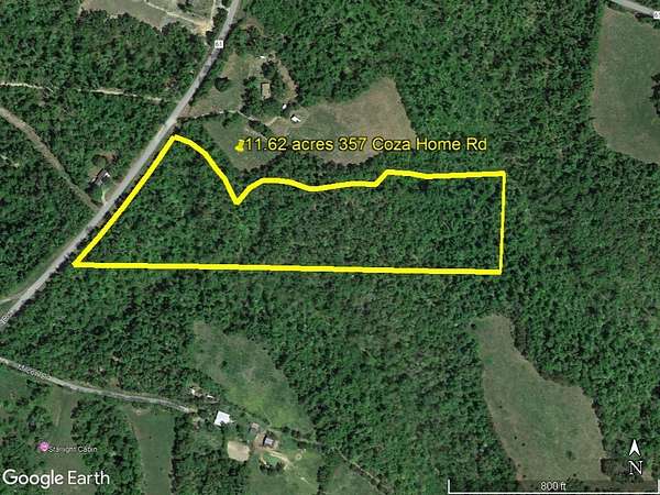 11.6 Acres of Recreational Land for Sale in Harriet, Arkansas